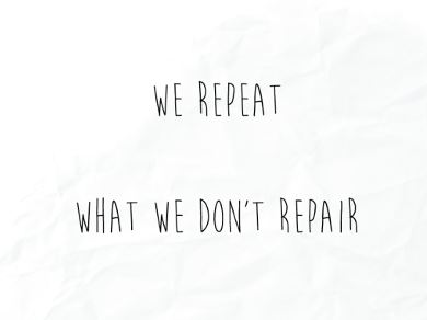 We repeat what we don&#39;t repair aangepast
